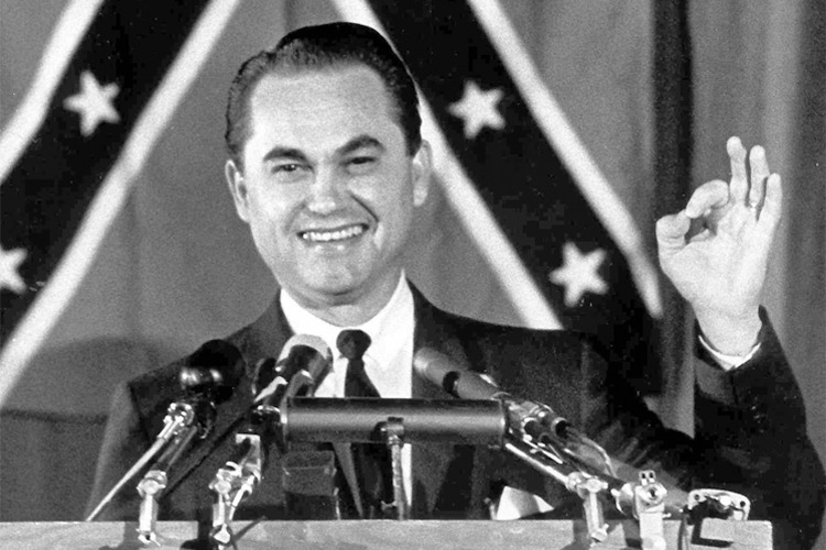 Image result for george wallace sworn in as governor of alabama