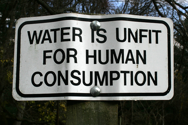 Unfit water