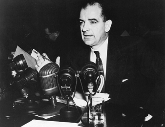 Senator Joseph McCarthy in 1954
