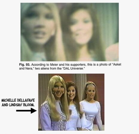 Billy Meier and the space beauties who are actually dancers from the Dean Martin show.