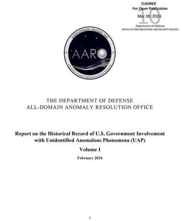 Department of Defense AARO Report
