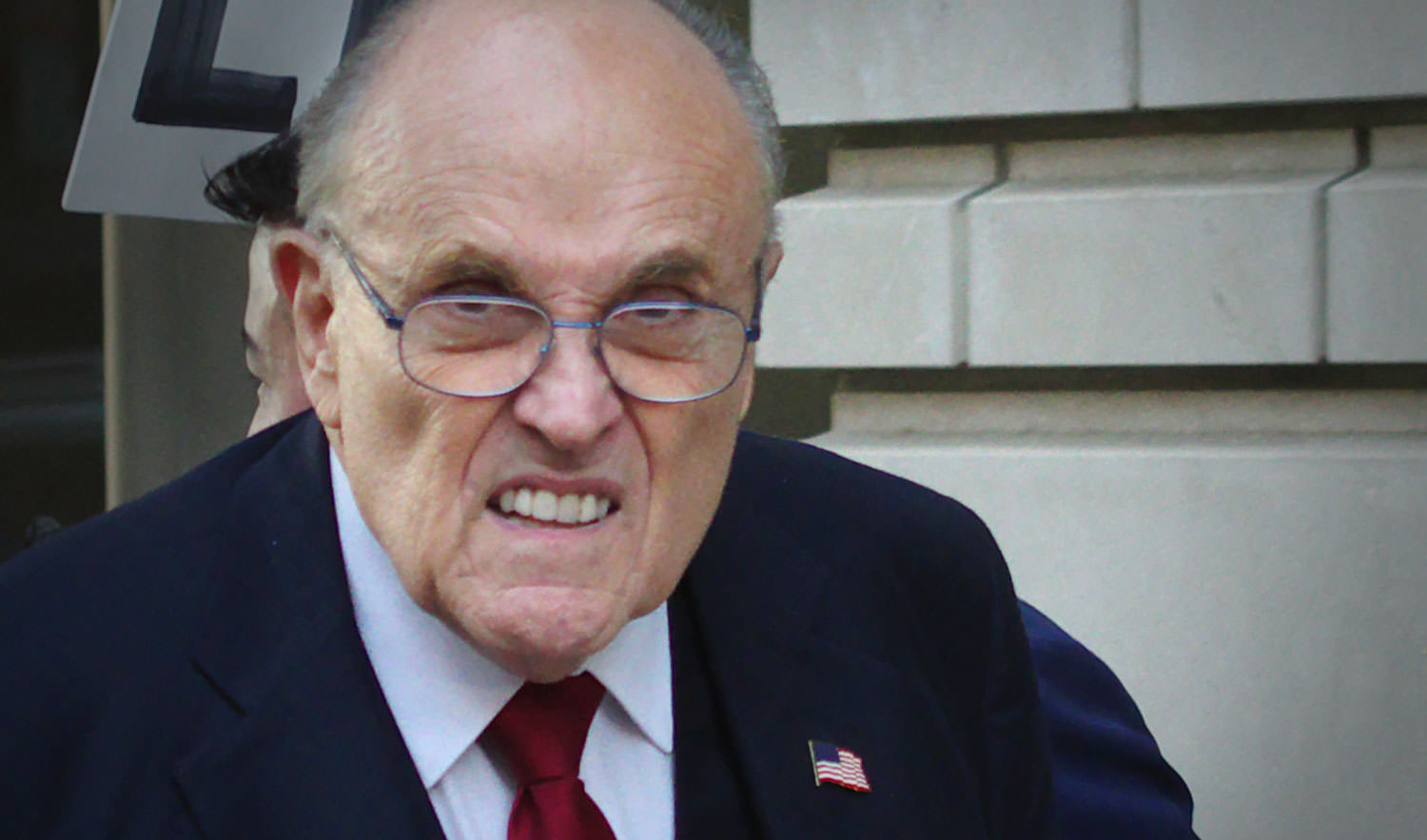 WASHINGTON, DC - December 15, 2023: Former New York mayor Rudy Giuliani leaves the courthouse after a jury awarded 2 former Atlanta poll workers $148 million for defamation. Photo by Philip Yabut, Shutterstock