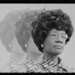 Congresswoman Shirley Chisholm announcing her candidacy for the presidential nomination