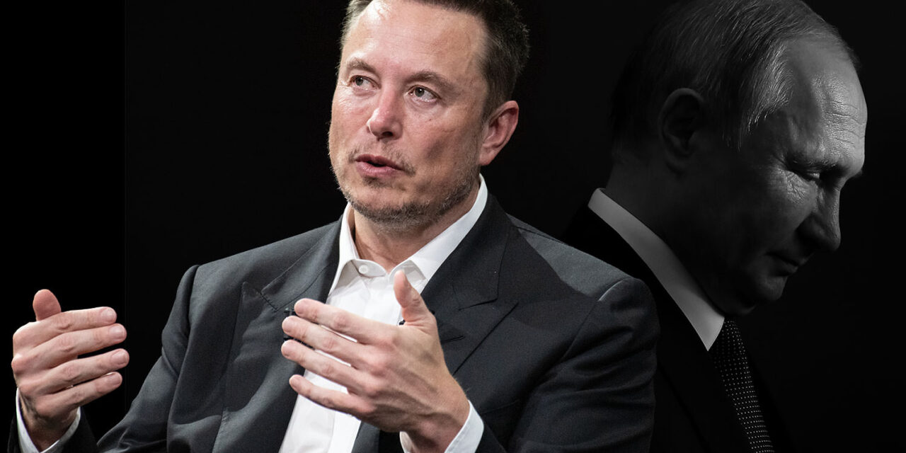 Elon Musk and Vladimir Putin