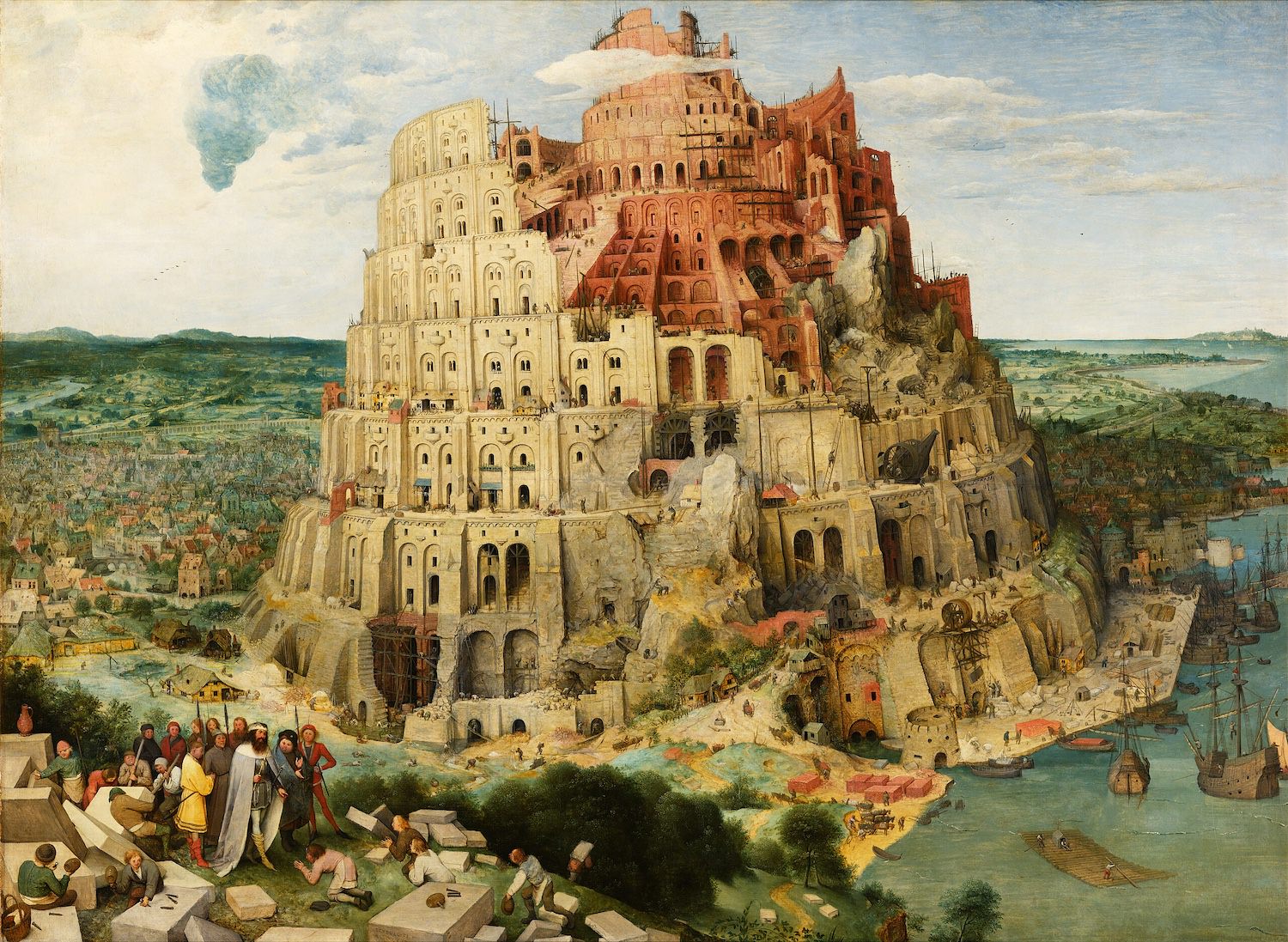 The Tower of Babel (1563) - painting by Pieter Bruegel the Elder
