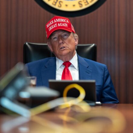 President Donald Trump and his national security team meet in the Situation Room of the White House, Saturday, June 21, 2025. (Official White House Photo by Daniel Torok)