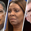 James Comey, Letitia James, and John Bolton