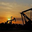 An Pump oil are seen at dawn in oil field in Venezuela. Photo By: Jose Bula.