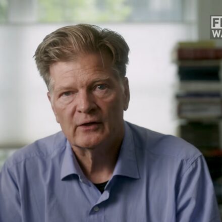 Still of Mark Medish in the YouTube video "Power at Any Cost: How Trump Might Sabotage the Midterms and How You Can Fight Back"